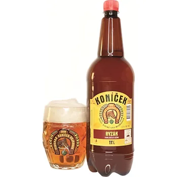 Pivo Pivovar Koníček Pivo Ryzák světlý ležák 1.5l