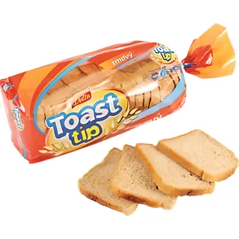 Trvanlivě pečivo DELTA Toast tip Chléb toustový tmavý 500g