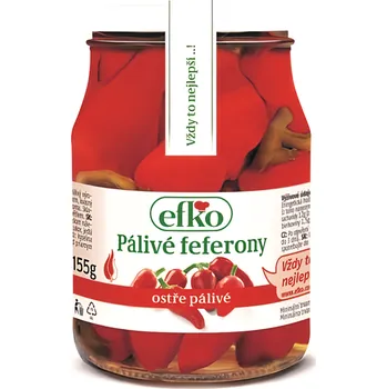 Efko Pálivé feferony (ostře pálivé) 300g