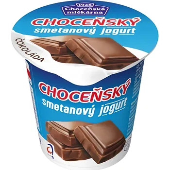 Choceňská Mlékárna Choceňský smetanový jogurt čokoládový 150g