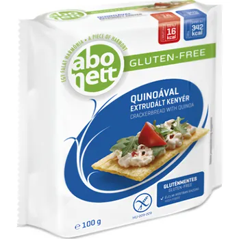 Trvanlivě pečivo Abonett Bezlepkový extrudovaný chléb s quinoou 100g