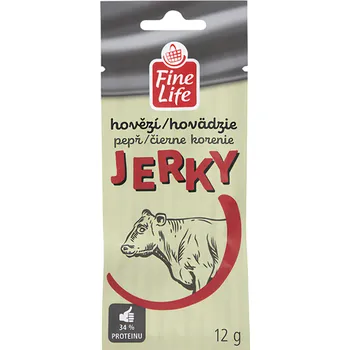 Sušené maso Fine Life Jerky hovězí pepřové 12g