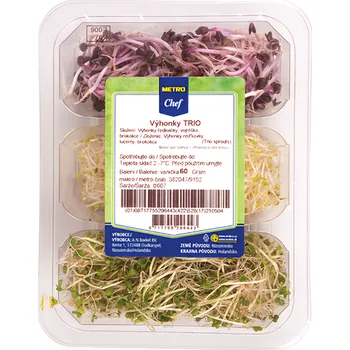 Klíčky trio čerstvé 60g