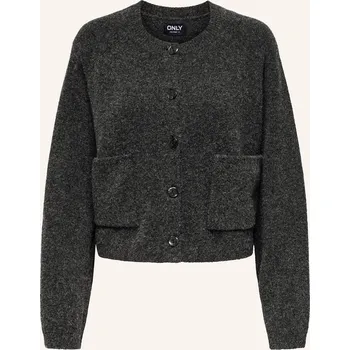 Dámský svetr Only Dámský Pletený Kardigan, tmavě šedá, 36