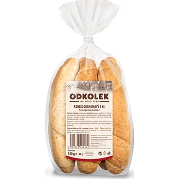 Trvanlivě pečivo Odkolek Rohlík grahamový 5x60 g 300g