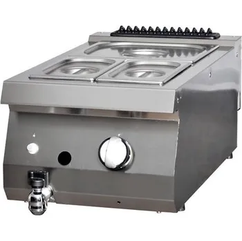 Ohřívač nápojů Maxima Plynová varná deska Heavy Duty Bain Marie - hloubka 70 cm
