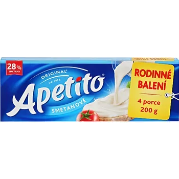 Apetito sýr tavený rodinné balení 200g