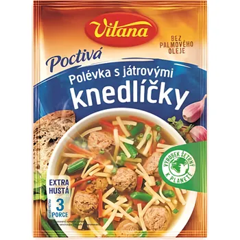 Vitana Poctivá polévka s játrovými knedlíčky 88g