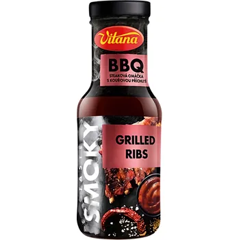 Omáčka Vitana Smoky BBQ steaková omáčka na žebra 274g