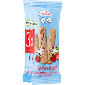 Fruchtbar BIO Špaldové máslové tyčinky s jahodami, 3x 30 g 90g