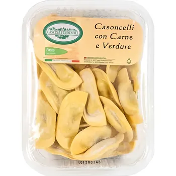 Příloha Cascina Verdesole Casoncelli con Carne e Verdure těstoviny plněné 250g