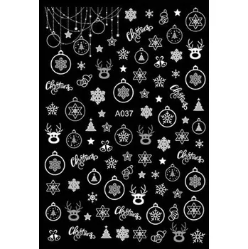 Samolepky na nehty - Vánoce A037