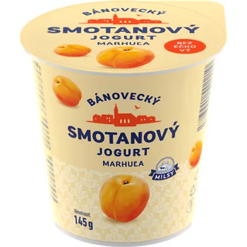 Milsy Bánovecký smetanový jogurt meruňka 145g