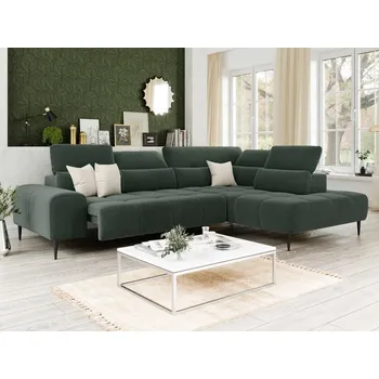 Sedací souprava Rohová sedací souprava THEO 2 Pravý roh - s elektrickým výsuvným sedákem