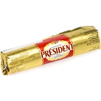 Přepuštěné máslo Président Máslo jemné váleček 250g