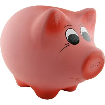 Pokladnička Pokladnička prase růžové MAXI 33 cm (Tradiční pokladnička ve tvaru prasátka)