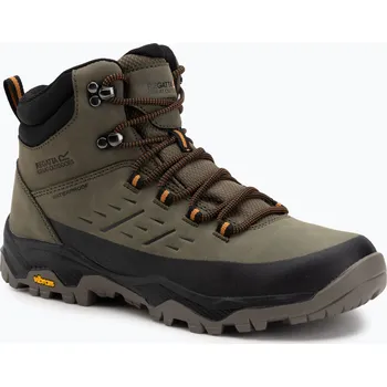 Pánská treková obuv Pánské trekové boty REGATTA Blake olive night/pumpkin spice