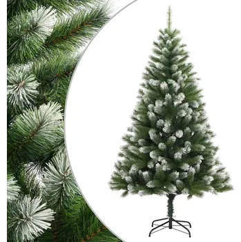 Vánoční stromek OMAXI Umělý sklápěcí vánoční stromek se sněhem 150 cm 442637