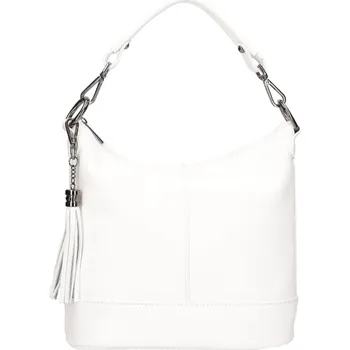 Kabelka Dámská kožená kabelka Italia Solla - bílá
