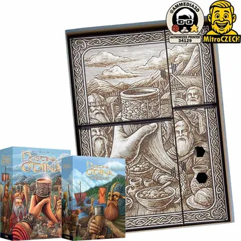 Příslušenství k deskovým hrám Insert pro hru Hostina pro Ódina a rozšíření Norové | MitroCZECH Barva: Černá