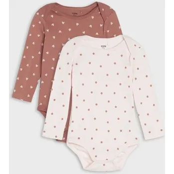 Kojenecký body Sinsay - Sada 2 bavlněných body - krémová - 529GK-01X - 529GK-01X-80