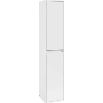 Koupelnový nábytek Villeroy & Boch Skyla - Vysoká skříňka 1700x350 mm, panty vpravo, Brilliant White C80101VE