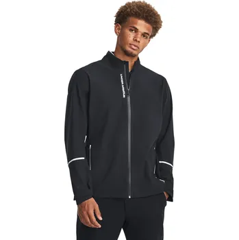 Pánská větrovka Under Armour Stormproof Cloudstrike Stretch Black/Pitch Gray