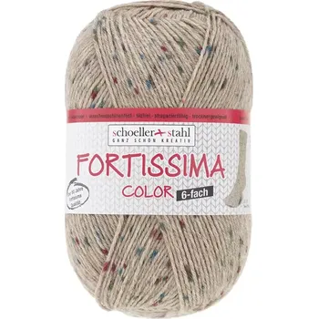 Příze Schoeller Stahl Fortissima tweed 6-fach 0155 (Ponožková příze Fortissima tweed 6-fach)