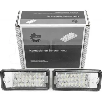 Osvětlení SPZ Osvětlení LED registrační značky Audi A3 A4 A6, sada 8E0807430A ESEN SKV