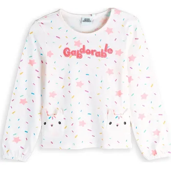 Dívčí oblečení GATE Bavlněné tričko Gabby’s Dollhouse 3Y 825-0738/111