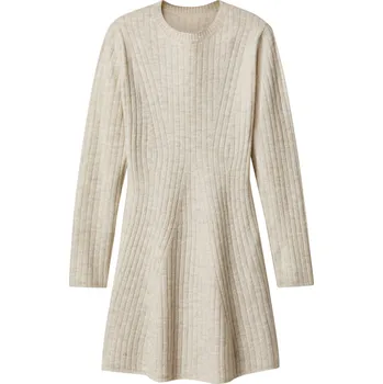 Dámské šaty esmara® Dámské pletené šaty (bílá, M(40/42))