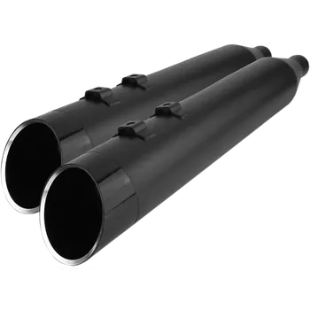 Výfuk pro motocykl Koncovky výfuku KHROME WERKS 4,5" HP PLUS SLIP-ON MUFFLERS pro HARLEY DAVIDSON FLRT/ FLHTCUTG rok 2017-2024 viz popis, barva černá/černé edge billet tip zakončení