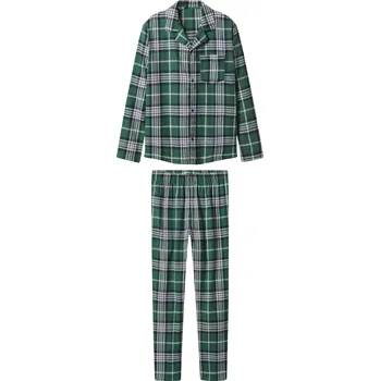 Dámské pyžamo esmara® Dámské flanelové pyžamo (zelená, M(40/42))