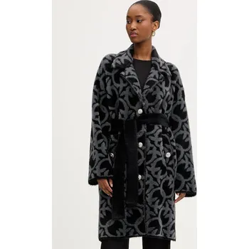 Dámský kabát Kabát Pinko černá barva, 105415 A2WY 105415.A2WY 99X, vel. M