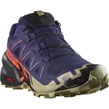 Pánská obuv Salomon Speedcross 6 M L47980600 - maritime blue/black/cherry tomato 40 2/3