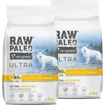 Krmivo pro psa Vetexpert RAW PALEO TURKEY ADULT MEDIUM/ LARGE 2x10KG