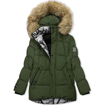 Chlapecká bunda Chlapecká zimní bunda s kapucí, zelená