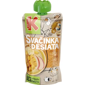 Kubík Svačinka Mango, jablko, banán, jáhly 100g