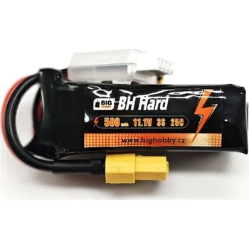Li-pol baterie 500 mAh 3S 25C (50C) BH Hard