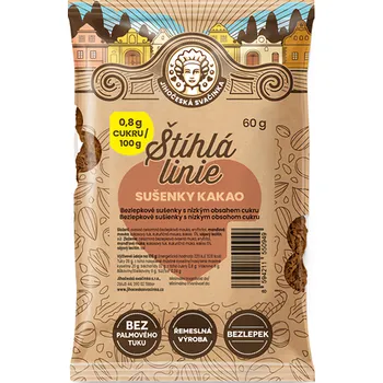 Jihočeská svačinka Sušenky štíhlá linie kakao 60g