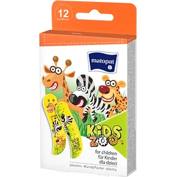 Zdraví Matopat Kids ZOO náplast 19x76 mm 12ks
