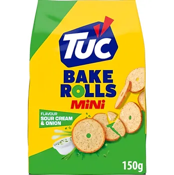 Tuc Bake Rolls Mini příchuť Smetana & Cibule 150g