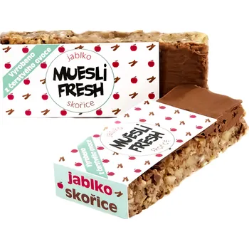 Muesli Fresh Tyčinka jablko-skořice 55g