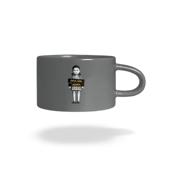 Bastard Cukr, káva, limonáda hrnek makronka Grey Macaron