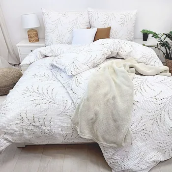 Povlečení Francouzské krepové povlečení Vrba Zapínání: zip, Velikost polštáře: 2x70x90, Velikost přikrývky: 240x200 Šev uprostřed