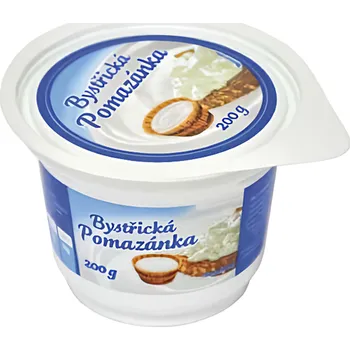 Přepuštěné máslo Mlékárna Bystřice pod Hostýnem Bystřická pomazánka natur 200g