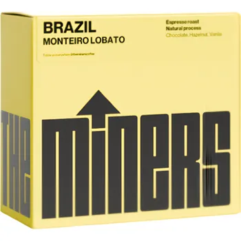 Káva The Miners Brazil Monteiro Lobato kávová zrna 250g