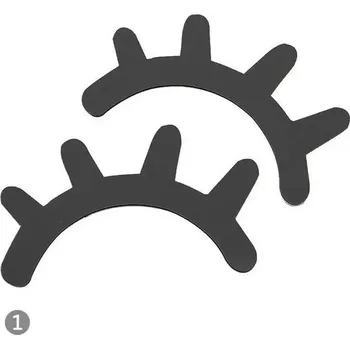 Samolepící dekorace Eyelash 3d samolepka na zeď | Dekorace 2 ks - Černý