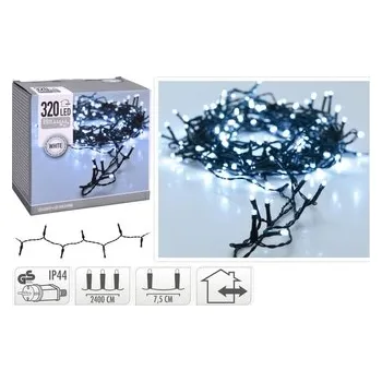 Vánoční dekorace Osvětlení řetěz 320 LED 24 m studená bílá