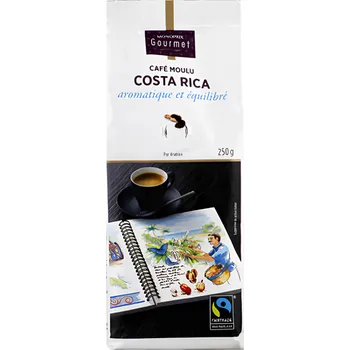 Monoprix Gourmet Mletá Káva Kostarika, aromatická a vyvážená chuť 250g
